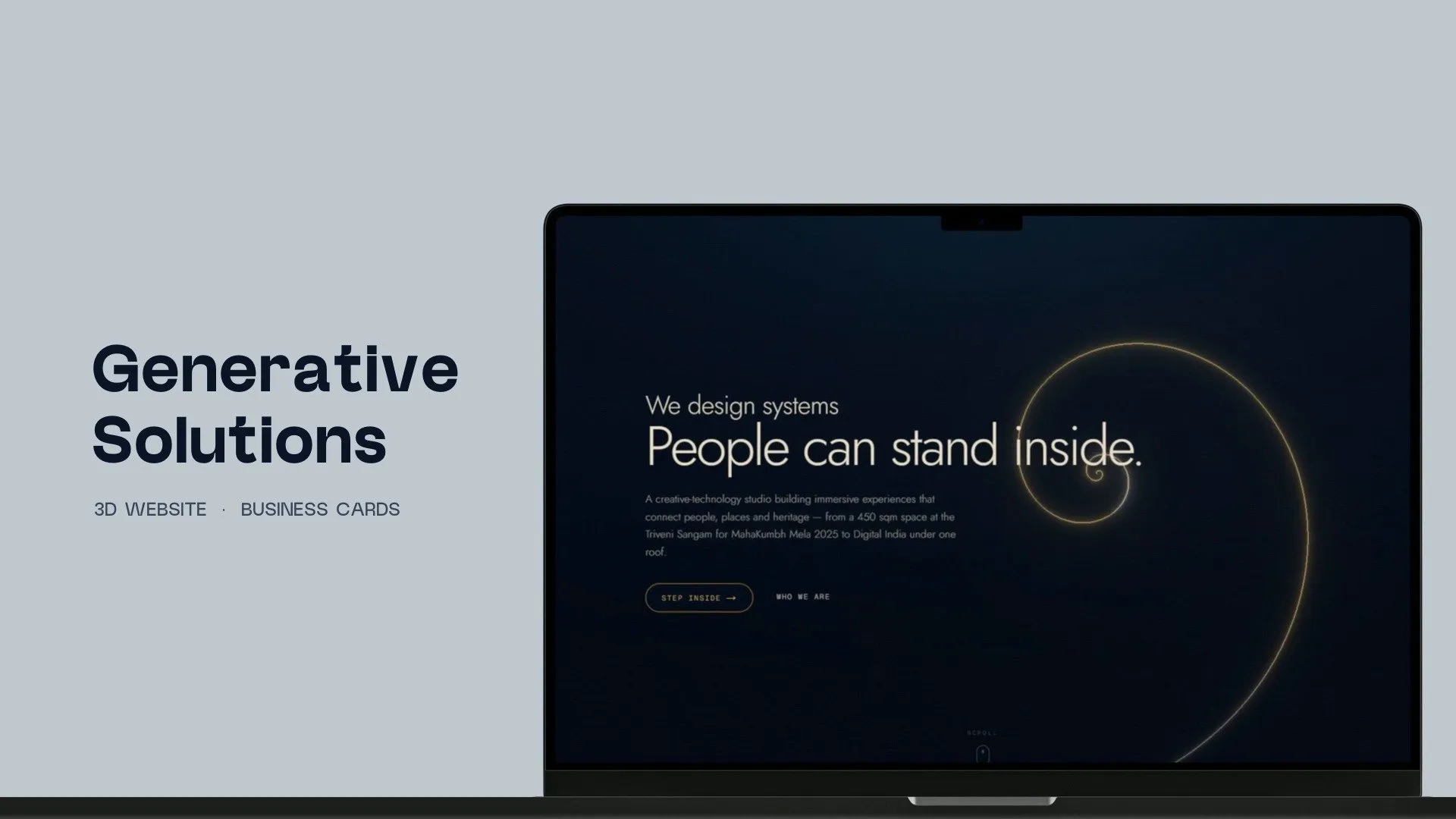 Generative Solutions, 3D website