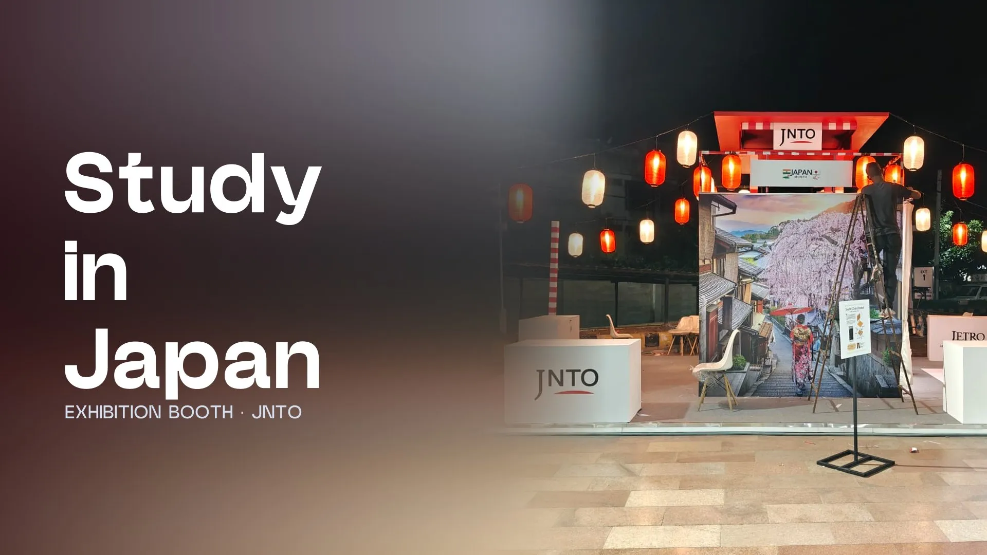 Study in Japan, JNTO, Exhibition booth
