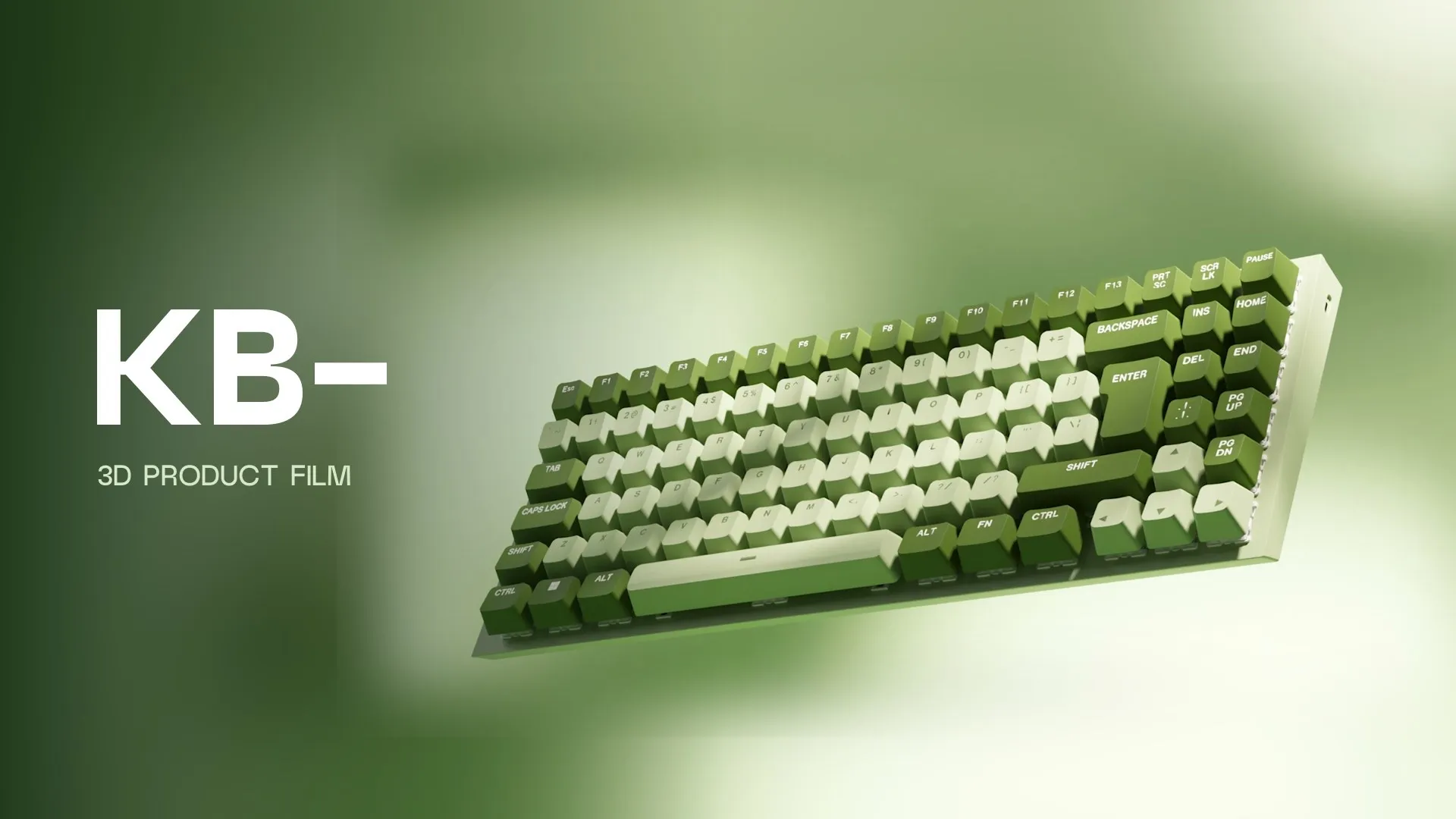 KB Keyboard, 3D product view