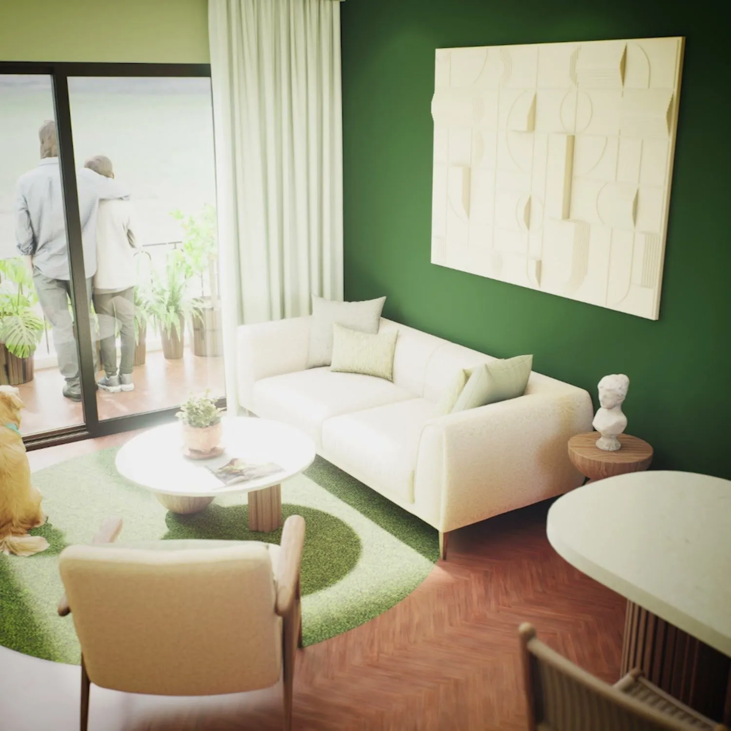 Living room.