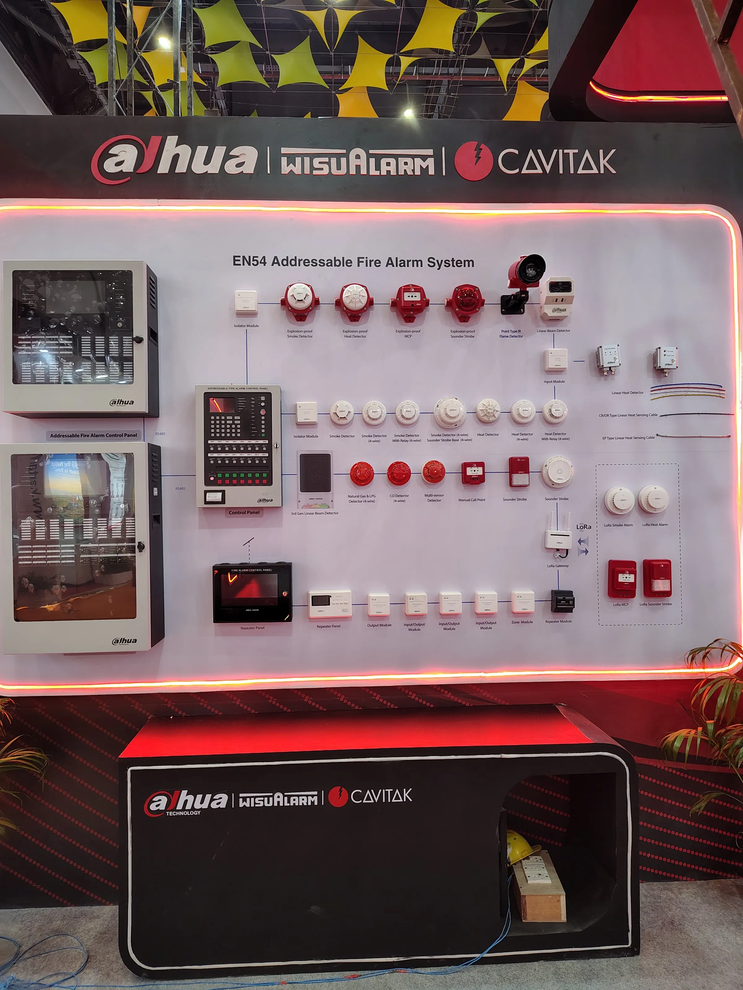 Front product panel under the Dahua sign