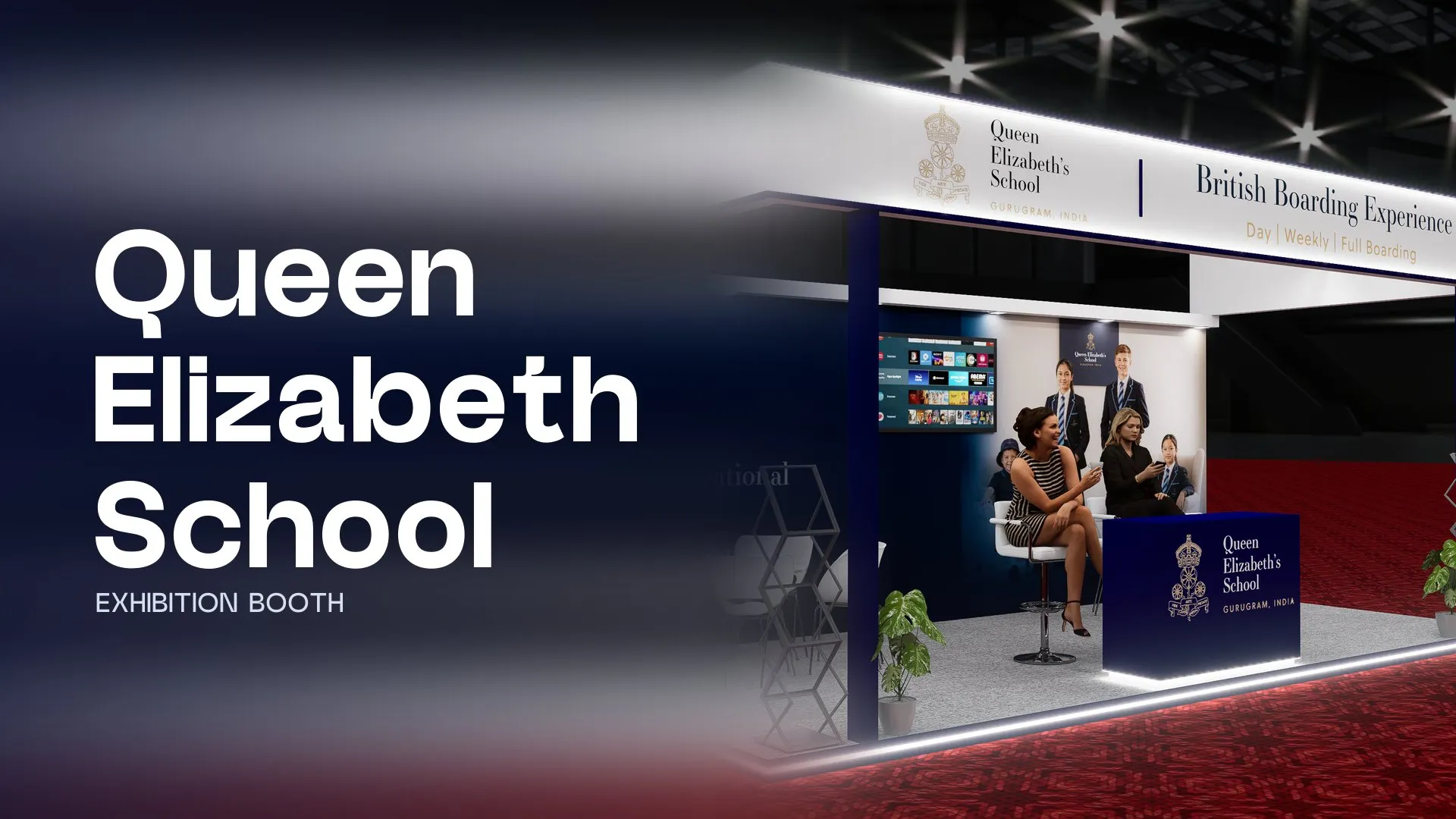 Queen Elizabeth School, Exhibition booth